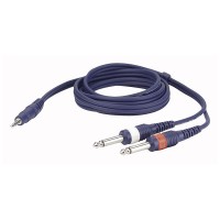 DAP-AUDIO сигнальный кабель 1,5 метра MiniJack-2xJack mono