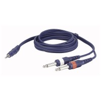 DAP-AUDIO FL31150  сигнальный кабель 1,5 метра Stereo MiniJack/2xJack mono